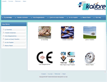 Tablet Screenshot of kalibre.net